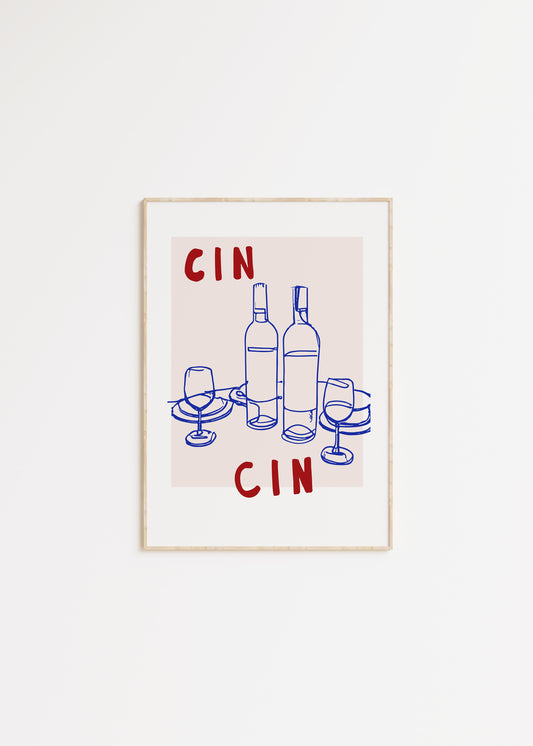 cincin kitchen art poster