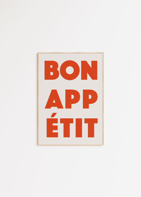 bon appetit poster