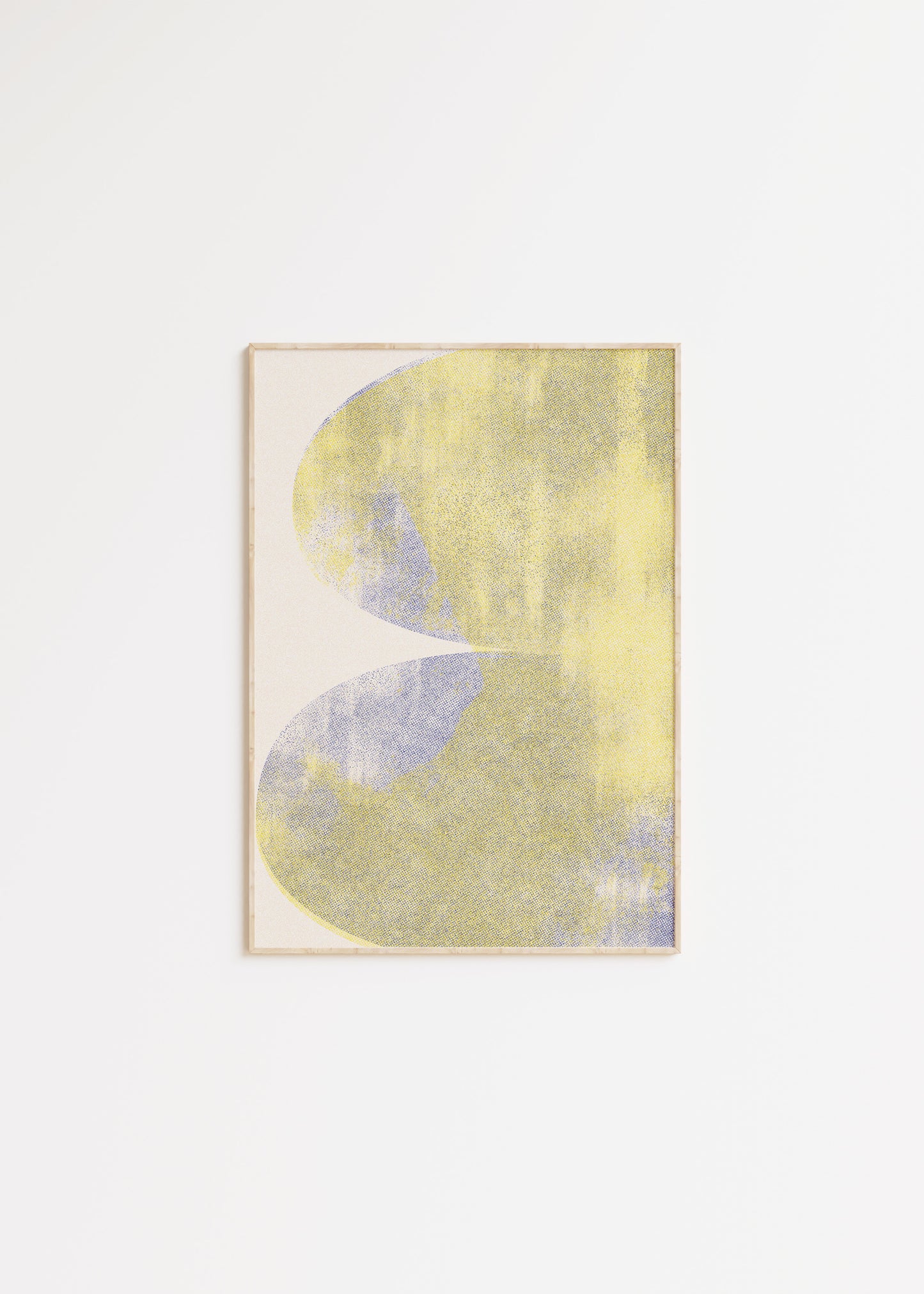 yellow abstract risograph poster