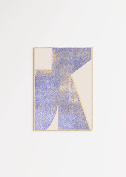 abstract risograph art poster