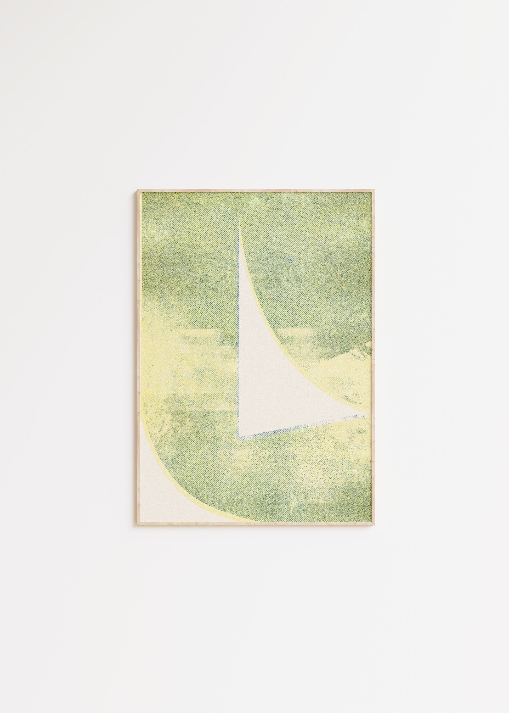 green yellow risograph poster