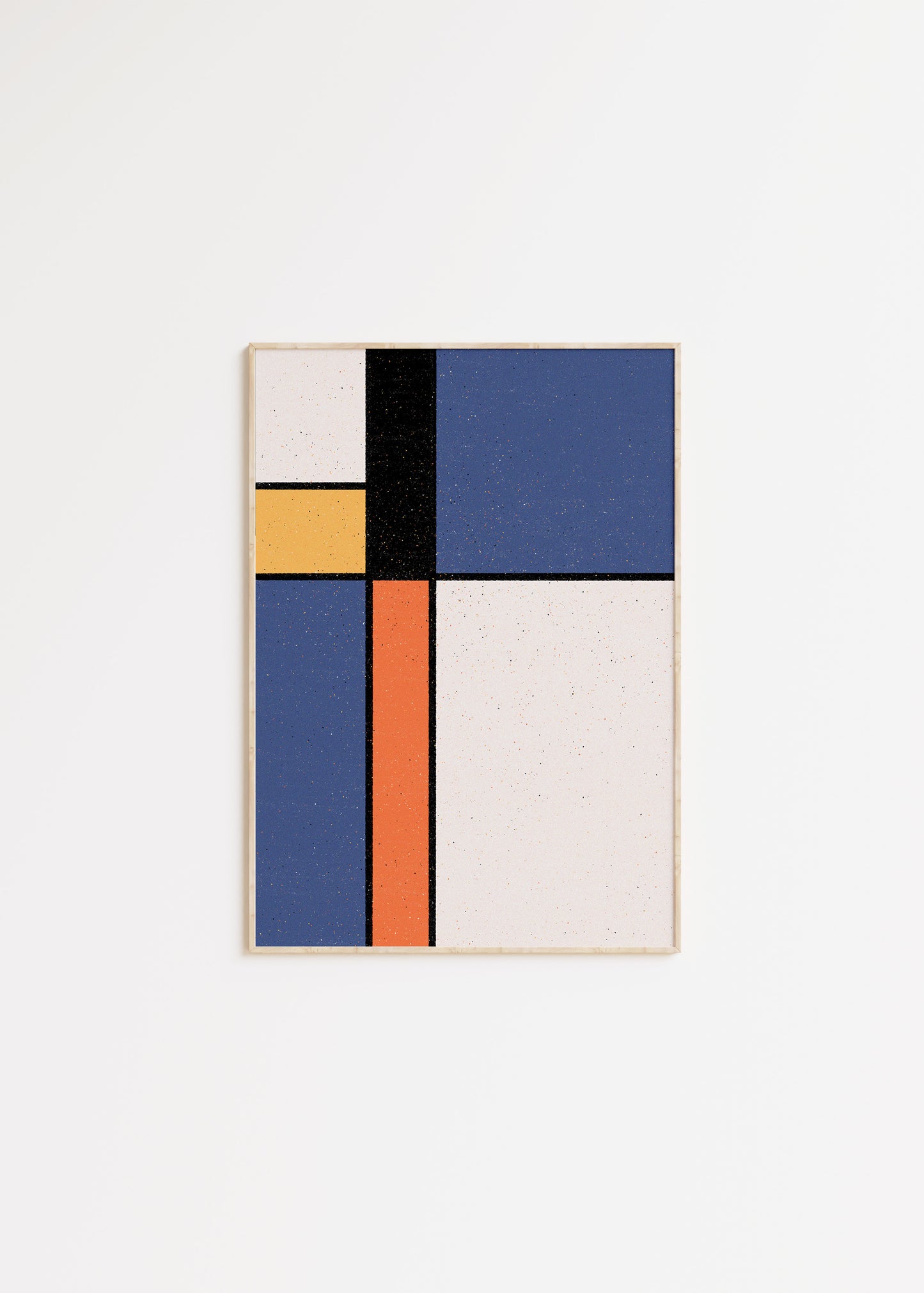 Mondrian art poster